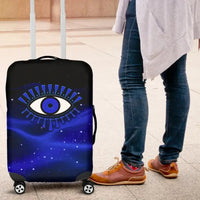 Luggage Cover - Evil Eye Luggage Covers Original Style - Blue LT8 - Wonder Print Shop