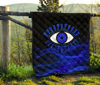 Quilt Evil Eye Premium Quilt Original Style Blue LT8 - Wonder Print Shop