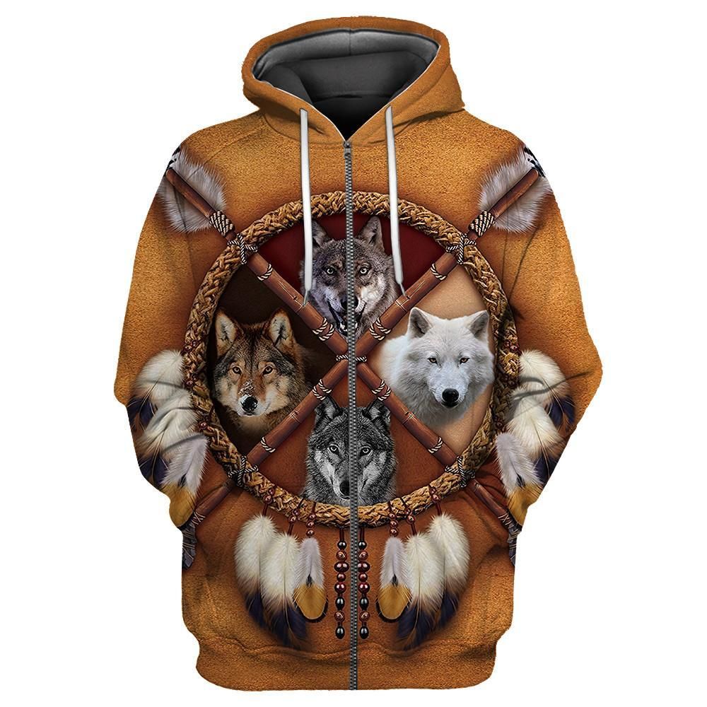 american-indian-dogs-with-dreamcatcher-3d-printed-zip-hoodie