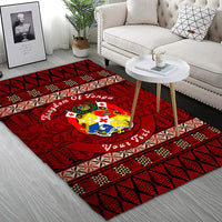 (Custom Personalised) Wonder Print Shop Home Set - Tonga Ngatu Circle Area Rug LT10 - Wonder Print Shop