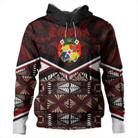 Wonder Print Shop Tonga Hoodie - Tonga Ngatu Kupesi Hoodie Coat Of Arms LT10 - Wonder Print Shop