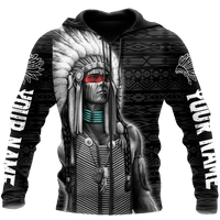 Customize Native American Spirit All Over Printed Hoodie - Wonder Print Shop