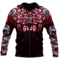 Native American Bear Northwest Pacific Native American Customized Hoodie - Wonder Print Shop