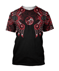 Eagle Spirit Animal Northwest Pacific Native American Customized T Shirt - Wonder Print Shop
