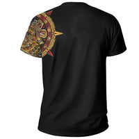 Mexico Shirt Aztec Sun Stone Tattoo - Wonder Print Shop