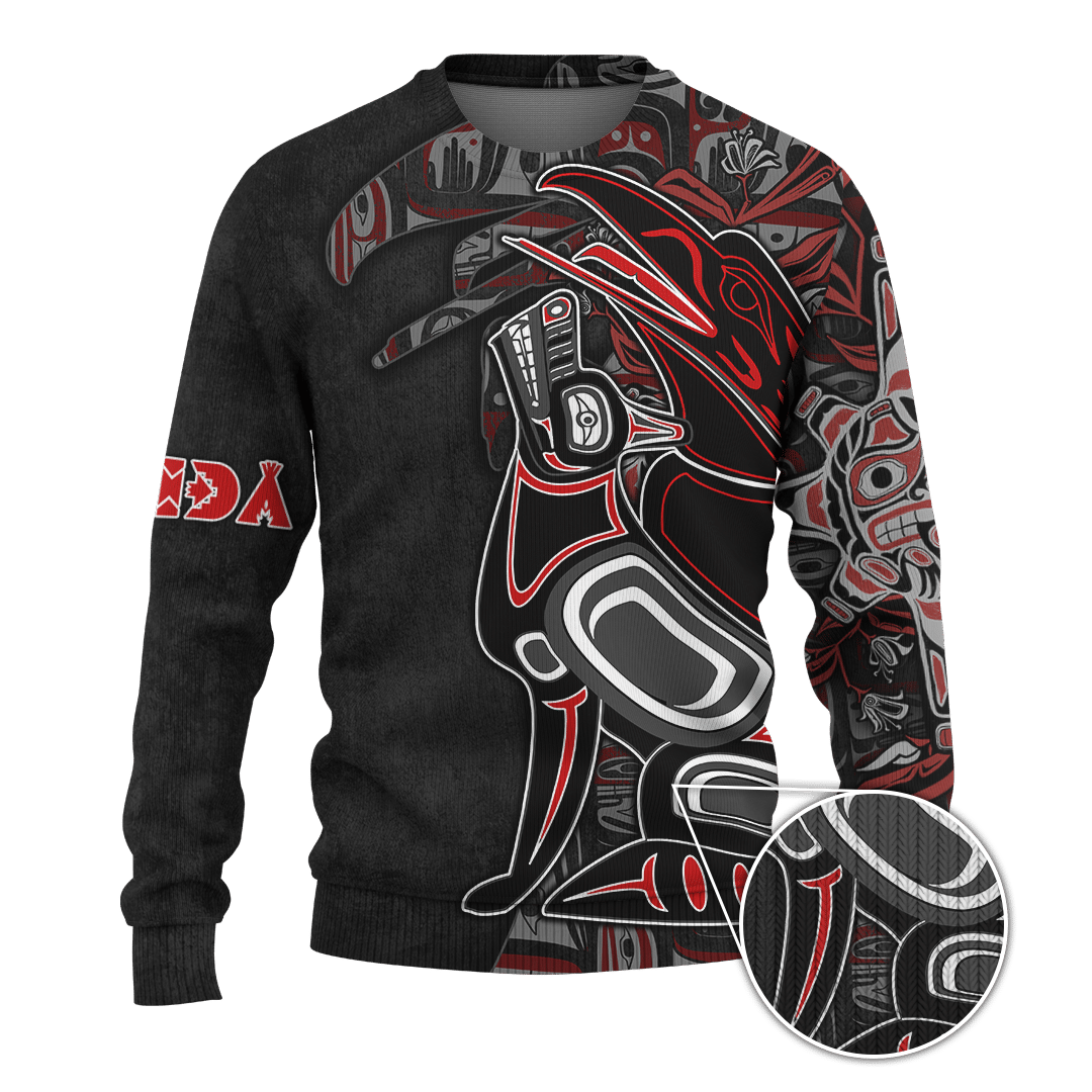 raven-and-wolf-native-american-pacific-northwest-style-customized-all-over-printed-sweater
