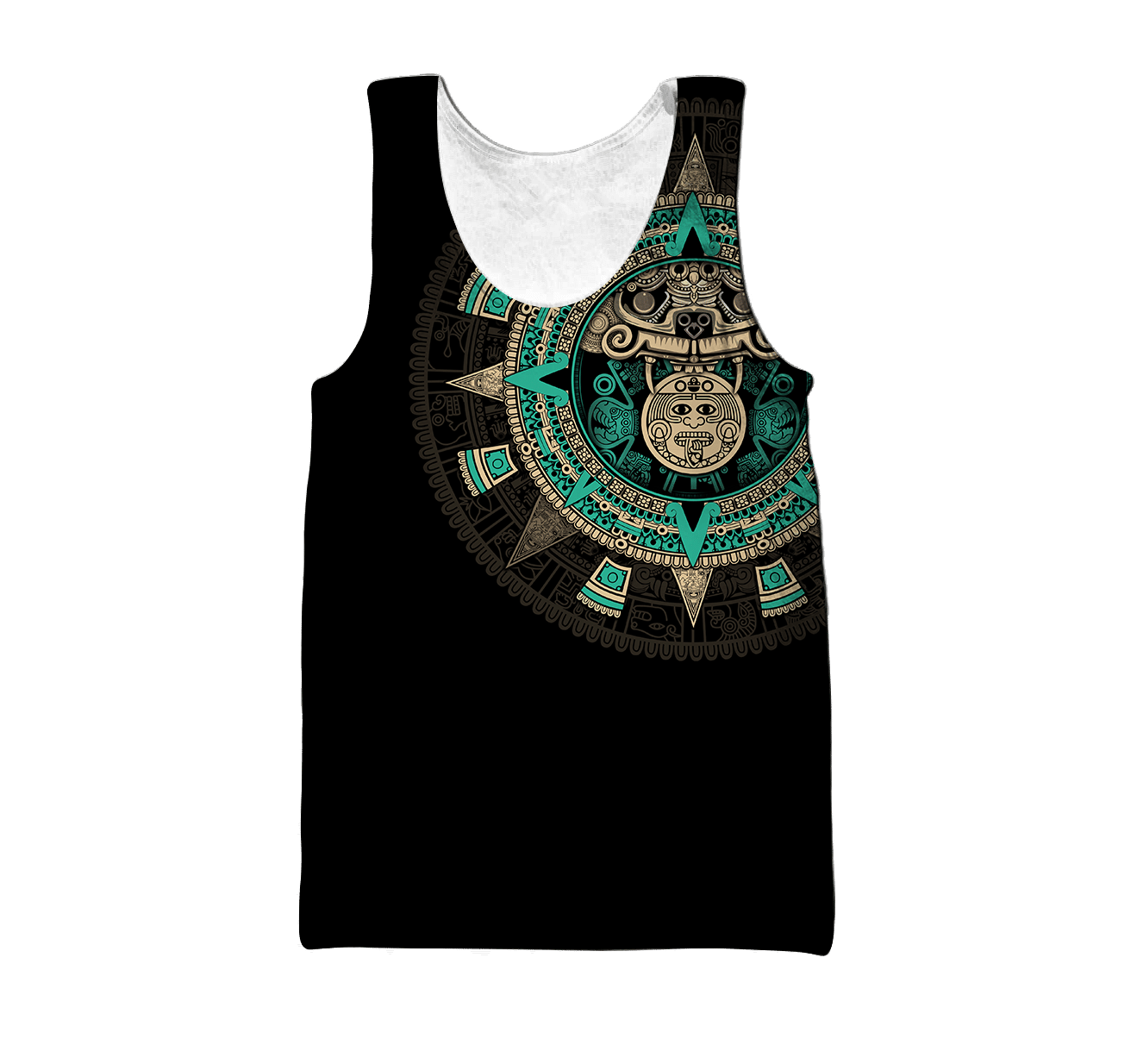 aztec-mexico-blue-3d-all-over-printed-unisex-tank-top