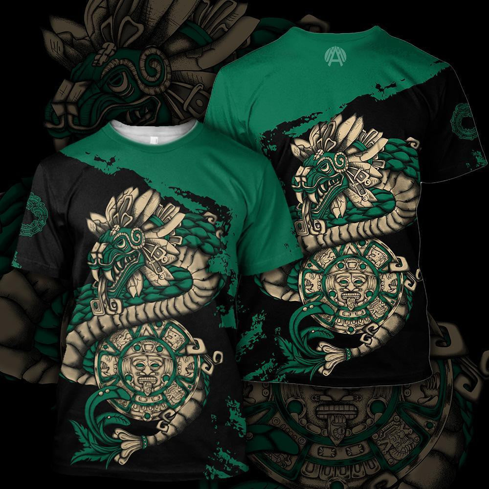 mexico-aztec-quetzalcoatl-sun-stone-all-over-printed-unisex-t-shirt
