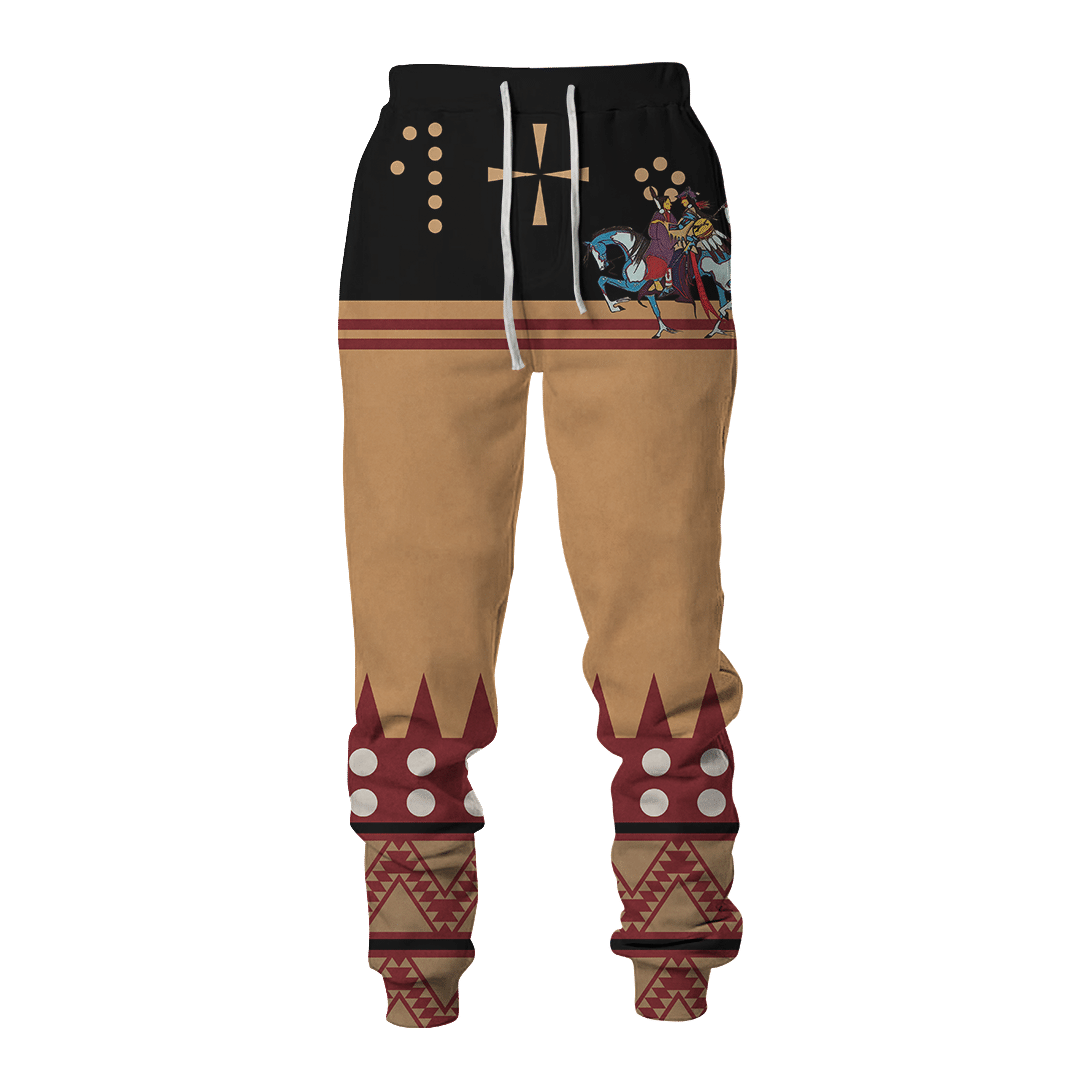 american-indian-horse-tattoo-native-american-pattern-for-couple-customized-3d-all-over-printed-sweatpants
