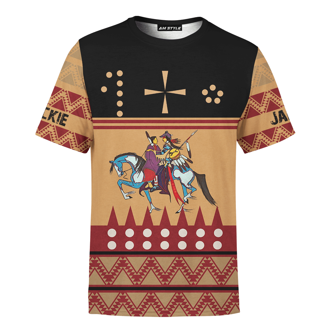 american-indian-horse-tattoo-native-american-pattern-for-couple-customized-3d-all-over-printed-t-shirt