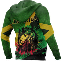 Jamaica Hoodie Jamaican Lion Special - Wonder Print Shop