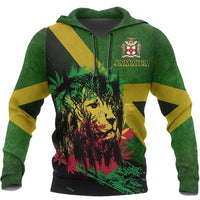 Jamaica Hoodie Jamaican Lion Special - Wonder Print Shop