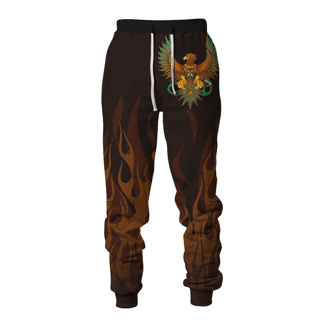 aztec-mexico-aztec-mexican-mural-art-customized-3d-all-over-printed-sweatpants