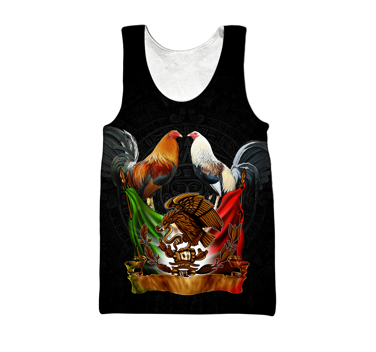 rooster-mexico-3d-all-over-printed-unisex-tank-top