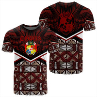 Tonga T Shirt Tonga Ngatu Kupesi Coat Of Arms T Shirt LT10 - Wonder Print Shop