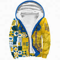 Ukraine Sherpa Hoodie Make Ukraine Great Again RLT6 - Wonder Print Shop