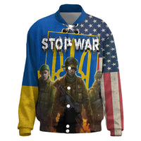 Love Ukraine Thicken Stand - Collar Jacket RLT6 - Wonder Print Shop