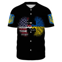 Ukraine With United States DNA Baseball Jerseys RLT7 - Wonder Print Shop