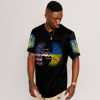 Ukraine With United States DNA Baseball Jerseys RLT7 - Wonder Print Shop