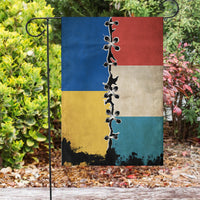 Flag Luxembourg Flag With Ukraine Flag RLT6 - Wonder Print Shop