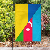 Flag - Azerbaijan Flag With Ukraine Flag RLT8 - Wonder Print Shop