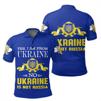 Ukraine Polo Shirt Ukraine Not Russia Polo Shirt LT10 - Wonder Print Shop