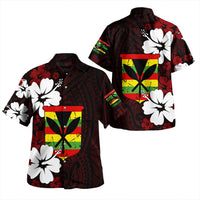 Wonder Print Shop Hawaiian Shirt - Hawaii Kanaka Hibiscus Style Hawaiian Shirt LT10 - Wonder Print Shop
