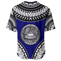 Wonder Print Shop Baseball Jersey - American Samoa Tattoo Chief Baseball Jersey LT10 - Wonder Print Shop