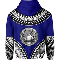 African Hoodie American Samoa Tattoo Chief Hoodie LT10 - Wonder Print Shop