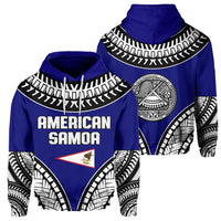 African Hoodie American Samoa Tattoo Chief Hoodie LT10 - Wonder Print Shop