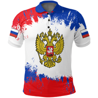 Russia Paint Style Polo Shirt RLT12 - Wonder Print Shop