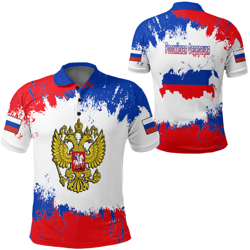 russia-paint-style-polo-shirts