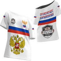 Russia Sport 2022 Off Shoulder T shirt RLT7 - Wonder Print Shop