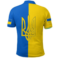Ukraine Football Polo Shirt RLT7 - Wonder Print Shop