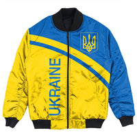 Ukraine Curve Style Bomber Jackets RLT7 - Wonder Print Shop