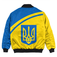 Ukraine Curve Style Bomber Jackets RLT7 - Wonder Print Shop