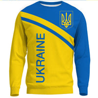 Ukraine Curve Style Sweatshirts RLT7 - Wonder Print Shop