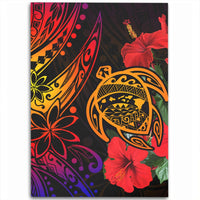 Polynesian Home Set Hawaii Turtle Ocean Area Rug LT10 - Wonder Print Shop