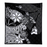 Polynesian Home Set Kanaka Black Kakau Hawaiian Quilt LT10 - Wonder Print Shop