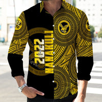 Polynesian Shirt Personalized Hawaii Class Of Nanakuli Long Sleeve Button Shirt LT10 - Wonder Print Shop
