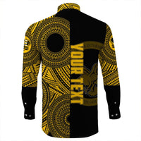 Polynesian Shirt Personalized Hawaii Class Of Nanakuli Long Sleeve Button Shirt LT10 - Wonder Print Shop