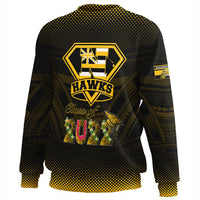 Polynesian Sweatshirt Personalized Hawaii Class Of Nanakuli Golden Hawks Sweatshirt LT10 - Wonder Print Shop