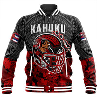 Polynesian Jacket Red Raider For Life Baseball Jacket LT10 - Wonder Print Shop