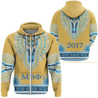 Mu Beta Phi Dashiki Zip Hoodie RLT12 - Wonder Print Shop