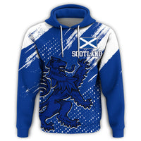 Custom Scotland Lion Grunge Hoodie RLT12 - Wonder Print Shop