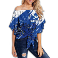 custom-text-scotland-lion-grunge-off-shoulder-wrap-top