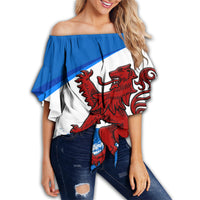 scotland-lion-style-off-shoulder-wrap-waist-top