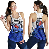 Scotland Pattern Thistle Racerback Tank RLT12 - Wonder Print Shop