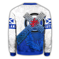 Scotland Pattern Thistle Sweatshirt RLT12 - Wonder Print Shop