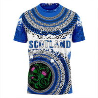 (Custom Text) Scotland Celtic Circle T Shirt RLT12 - Wonder Print Shop